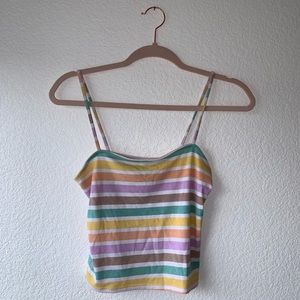 cropped pastel tank